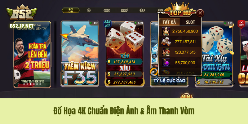 Đồ Họa 4K Chuẩn Điện Ảnh & Âm Thanh Vòm